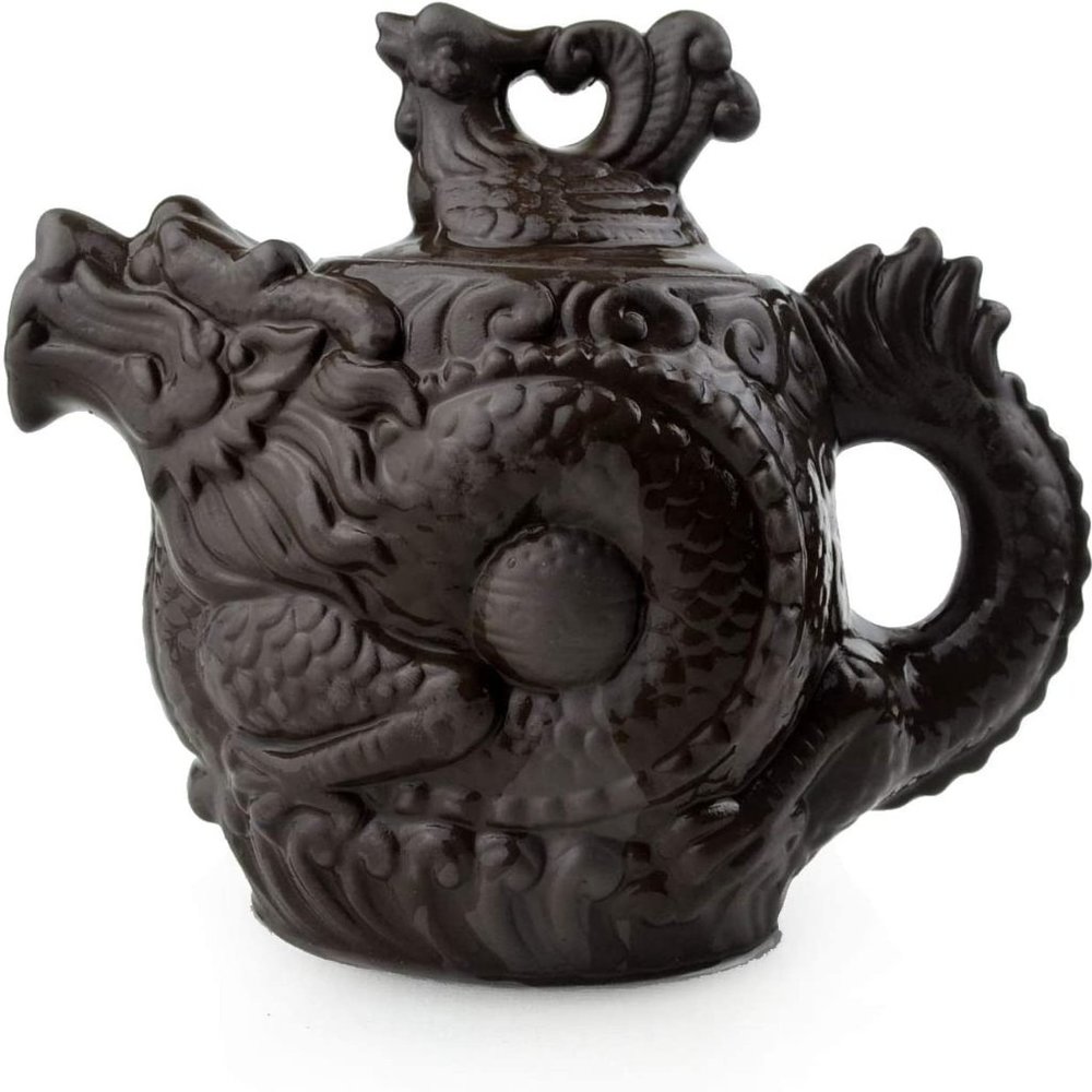 Teapot Chinese Yixing Dragon  Tea Pots Zini for Loose Tea (12 oz)